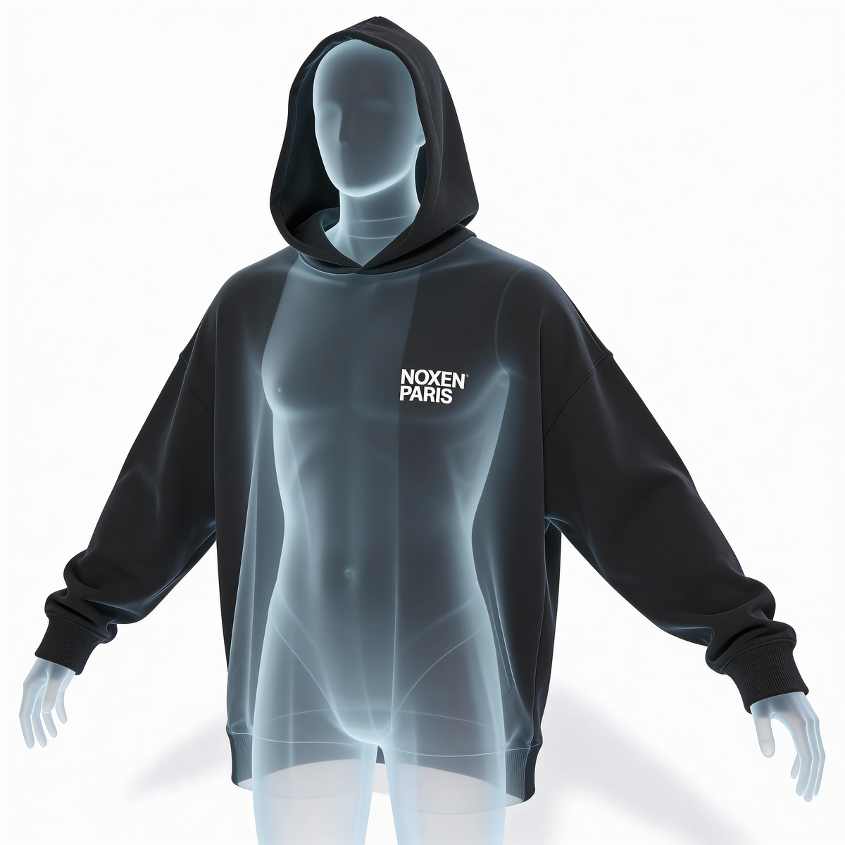 NOXEN Oversized Hoodie — Coton Bio Certifié GOTS
